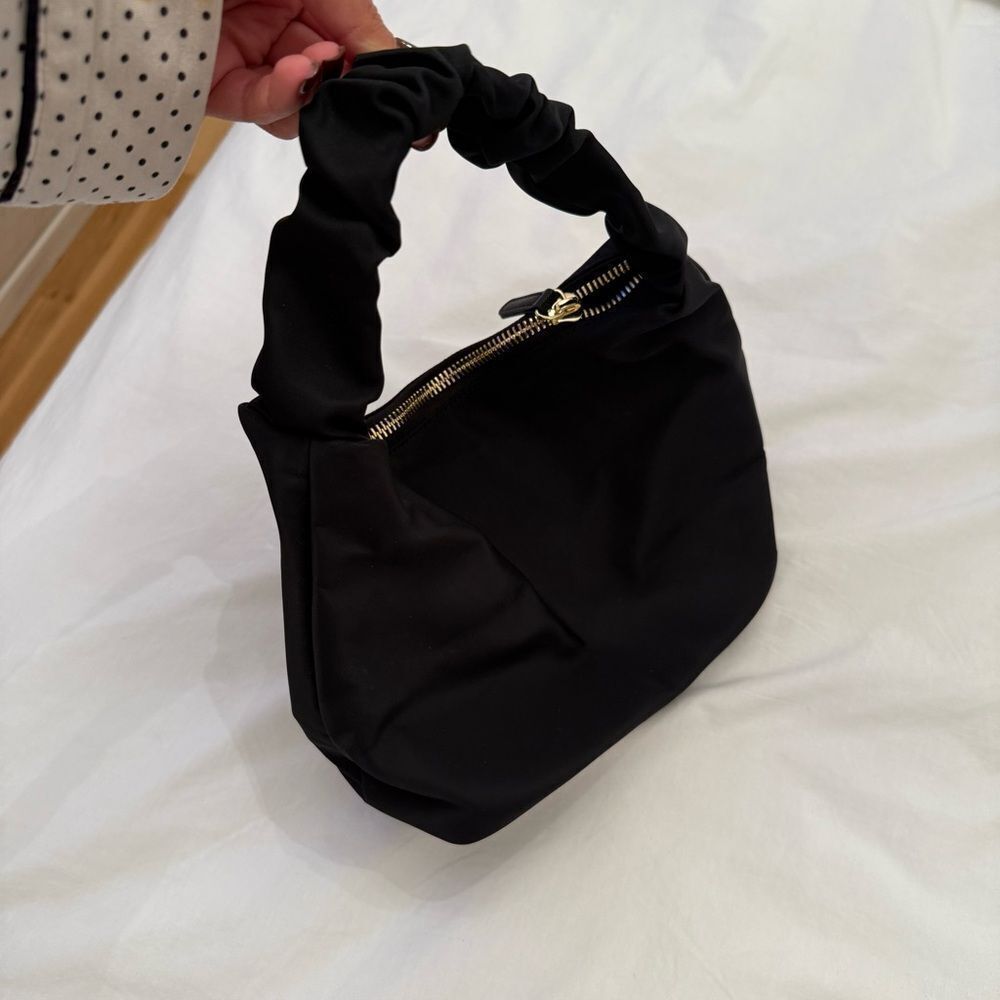 Stoney Clover Lane Black Scrunch Handle Bag - Picture 4 of 4